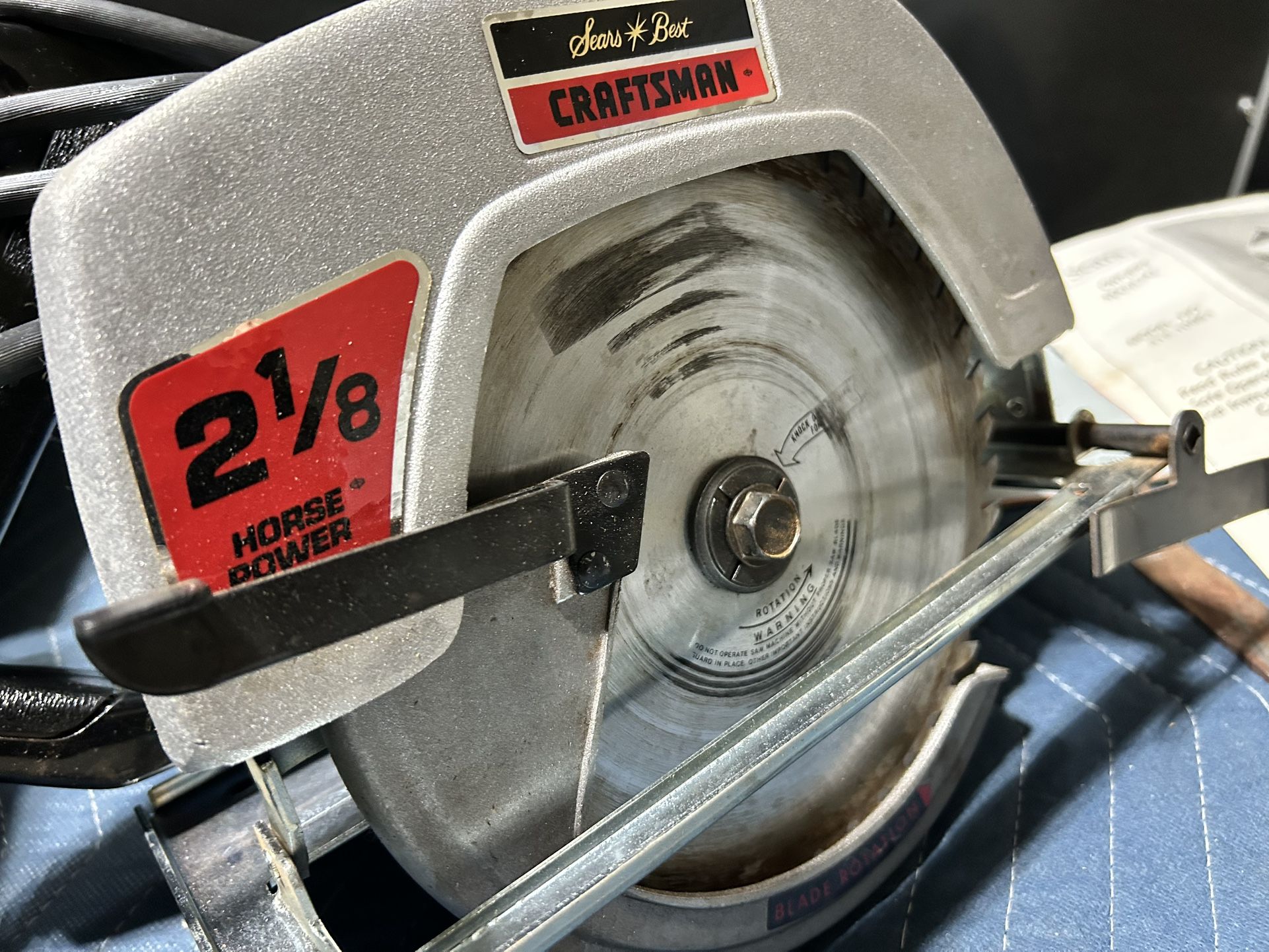 Craftsman 7-1/2” Circular Saw, with Hard Case $30