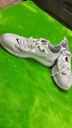 Nike White Mesh Low-Top Sneakers