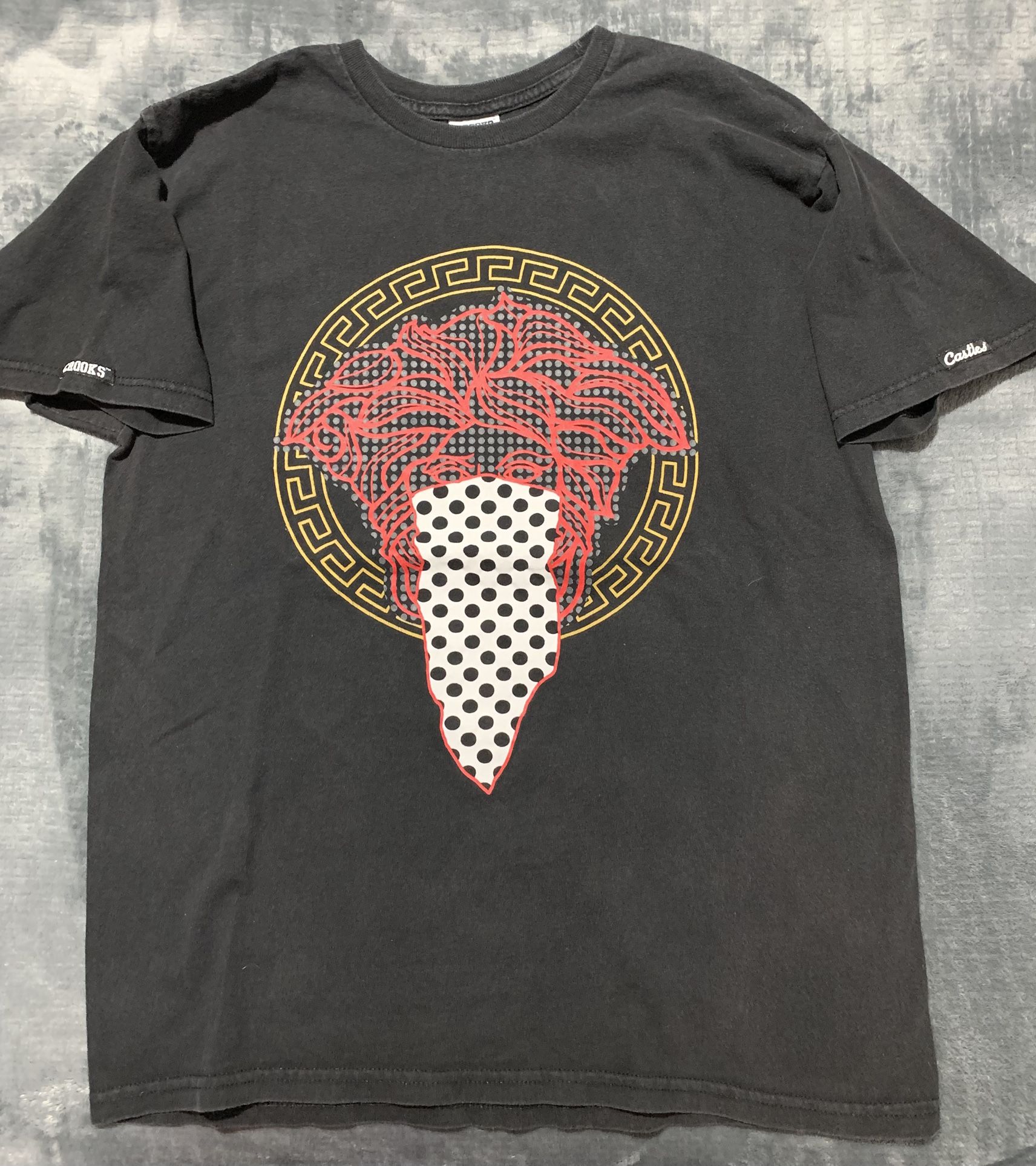 Crooks and Castles Medusa Polka Dot Bandana Size Medium