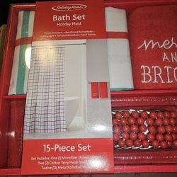 Christmas Bathroom Set