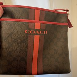 Coach Cross Body Purse And Coin Purse