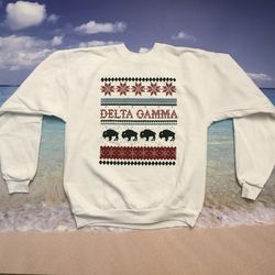 Vintage Never Worn Delta Gamma DG Sweatshirt