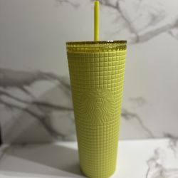 Starbucks 2023 Matte Yellow Tumbler 