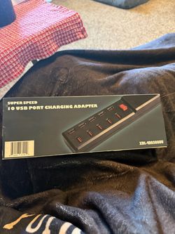 Super Speed 10 USB Port Charging Adapter
