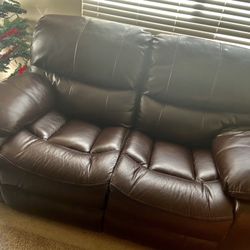 Brand New Leather Recliner 2 Seater