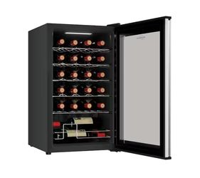 Koolatron 24 Bottle Dual Zone Wine Cooler in Black - R9