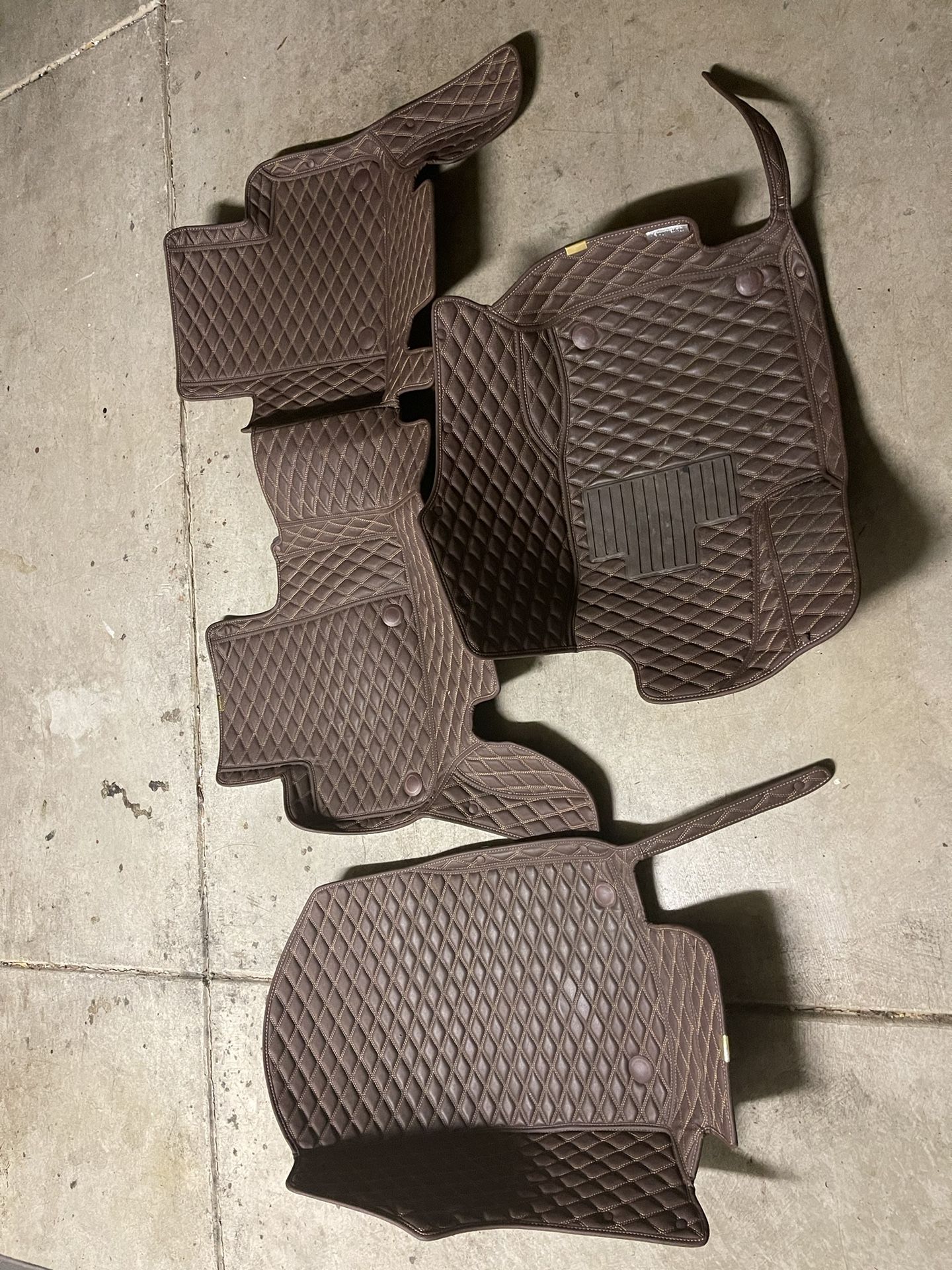 LASFIT Floor Mats Fits for Mercedes Benz GLE 2020-2025 350/43 AMG/ 450/53 AMG/ 580/63 AMG S(Not Fit for Coupe), All Weather TPE Car Liners, 1st & 2nd