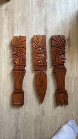 Wooden Nicaragua wall art 3 pieces