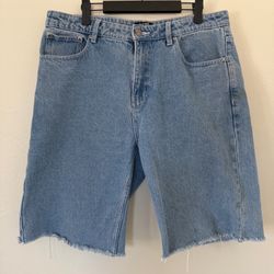 Denim Bermuda shorts