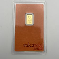 Valcambi 1g Gold Bar