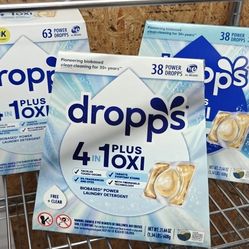 Dropps Laundry Detergent 3 Boxes