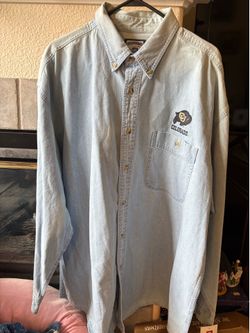 Lee University of Colorado Buffaloes Denim Button-Down Shirt