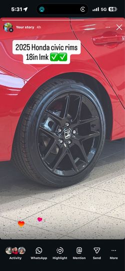 2025 Honda civic sport rims