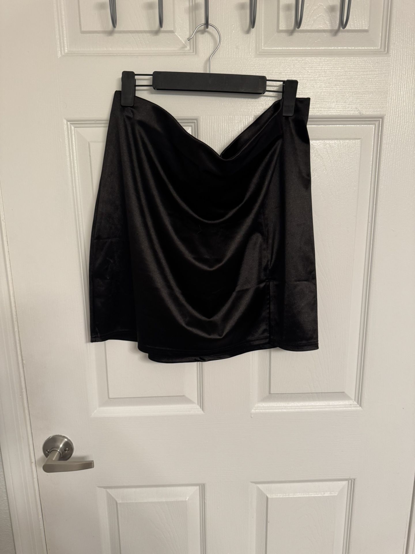 Better Be Black Mini Skirt Size 3XL
