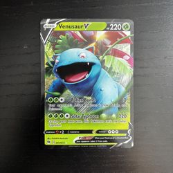 Pokemon Card Venusaur V Full Art 