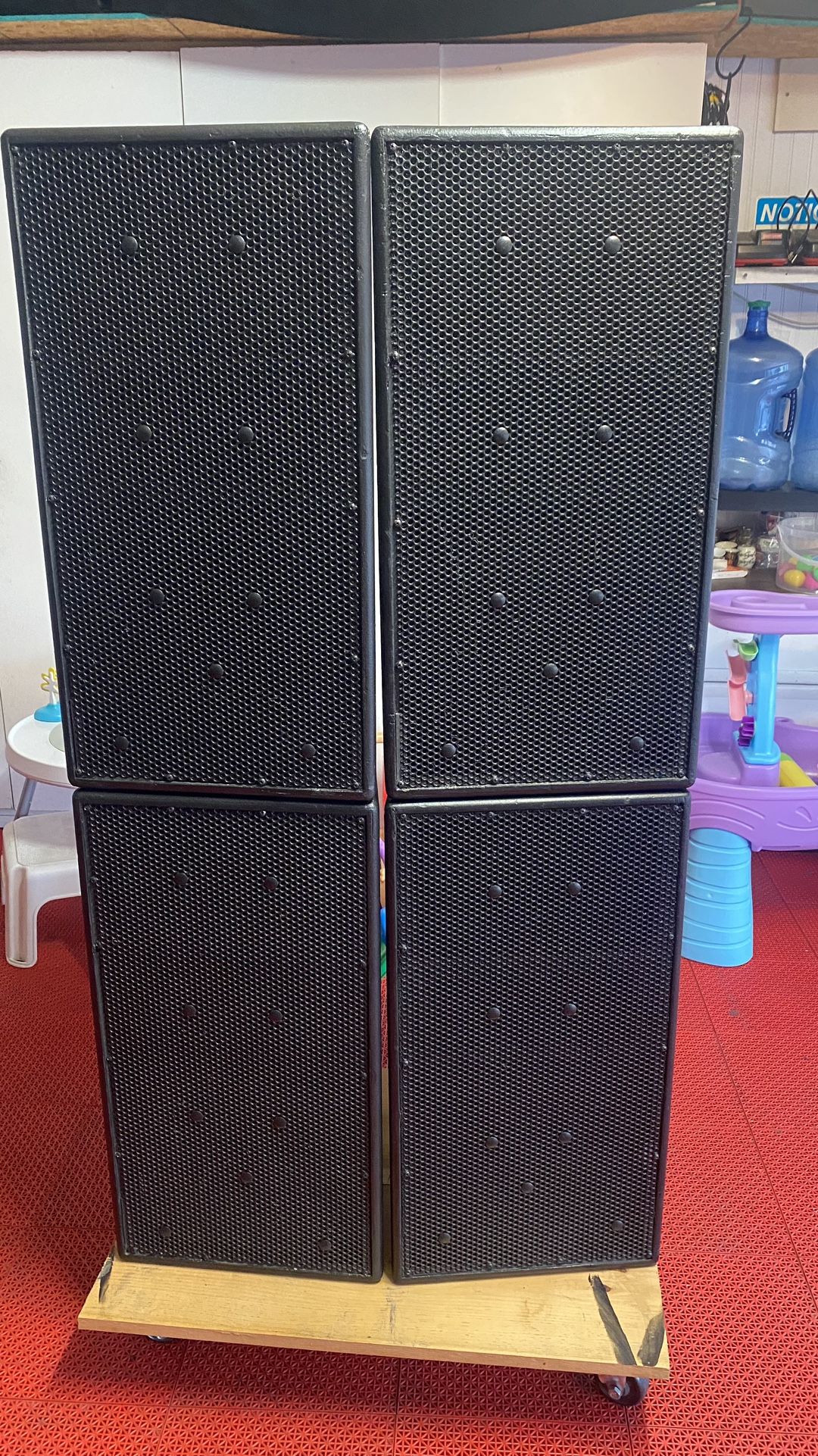 Professional DJ Equipment EAW KF300E Built Like A Tank 3-way Passive Speakers $300 Each.