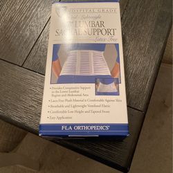 7” Lumbar Sacral Support 