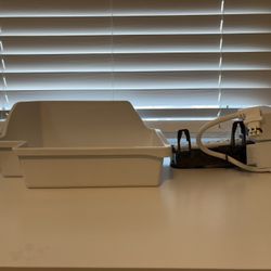 GE Refrigerator Ice Maker + Ice Catcher BIN – New OEM – Fits Many GE Fridges