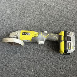 Ryobi Angle Grinder With 18V battery