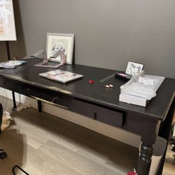 Distressed Wood Desk