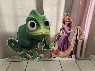 Rapunzel & Pascal props