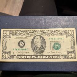 1963, 1981,1988 $20 Dollar Notes