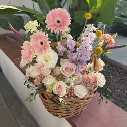 Mother’s Day Basket Flowers