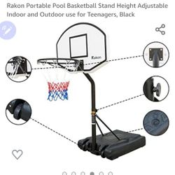 Rakon Portable Pool Basketball Stand 

