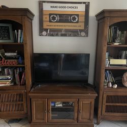 TV Stand And Book Cases 