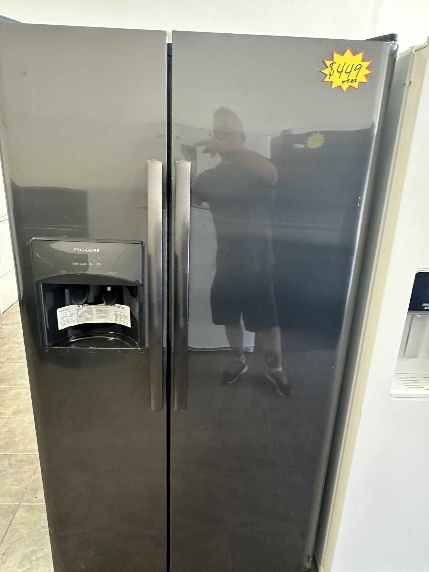 Stainless Steel Side By Side Frigidaire Refrigerator