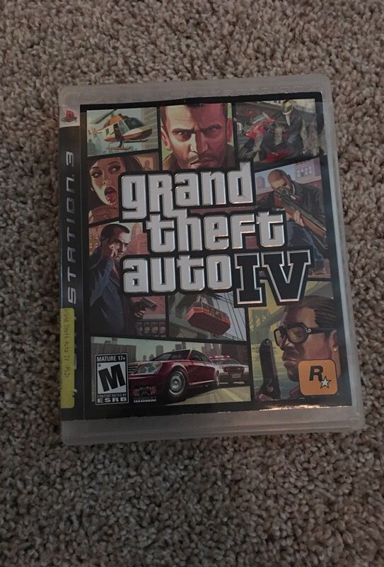 Grand theft auto IV game