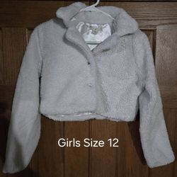 Girls Size 12 Dress Cardigan
