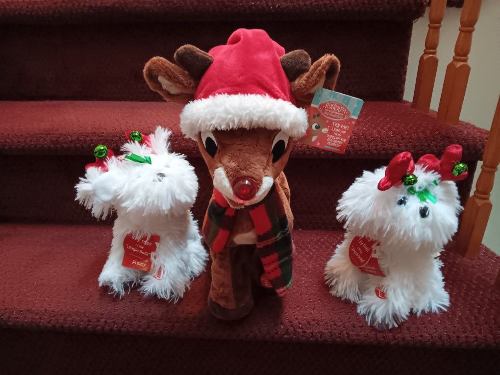 Brand New Musical Holiday Plush