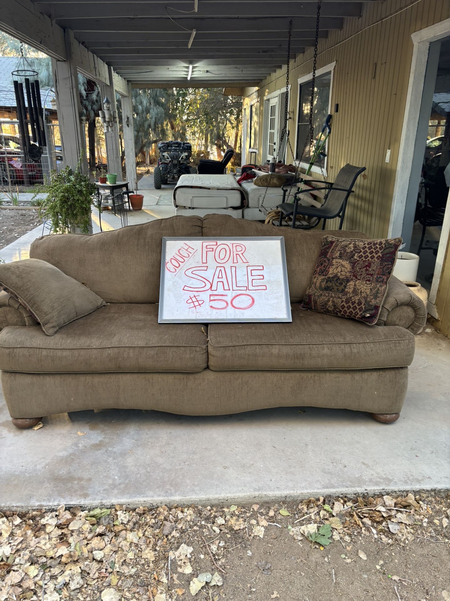 Couch With Pillows