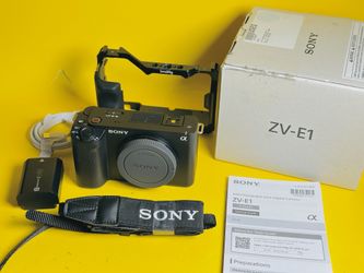 Sony ZV-E1 Full Frame 4K Camera + Box + SmallRig Cage - Excellent