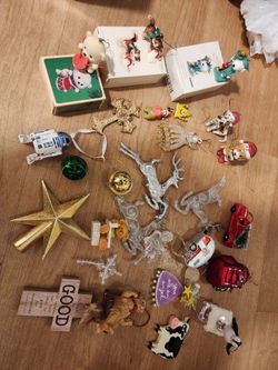 Vintage christmas ornaments
