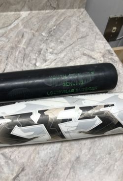 DeMarini CF5 29/19 youth baseball bat and Louisville Slugger 29 in. Maple bat