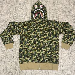 BAPE ABC Camo Shark Hoodie Green, XL