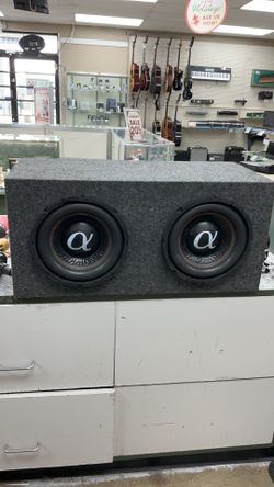 Alphasonik Subs with Box