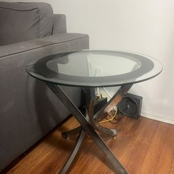 Round Glass Table 