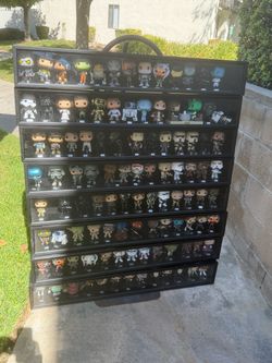 Star Wars Funko Pop Collection with Display Case