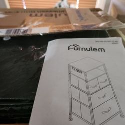 New Small Dresser With Shelf And Charging Post