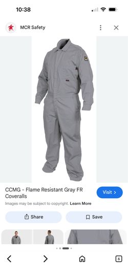 Armadillo FR work apparel (LG) overalls