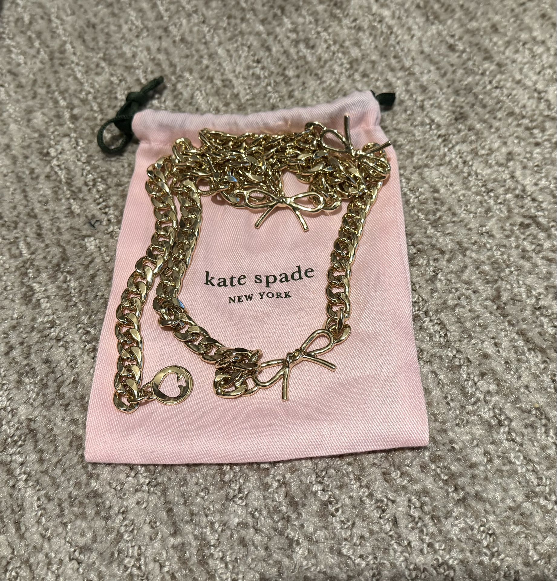 Gold Kate Spade Chain Belt