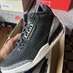 Air Jordan Retro 3 Off Noir Size 12W/ 10.5 Men With Receipt 🧾 
