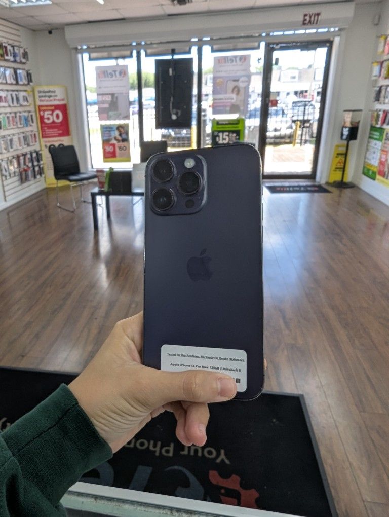 iPhone 14 Pro Max Unlocked 128gb $99 Down