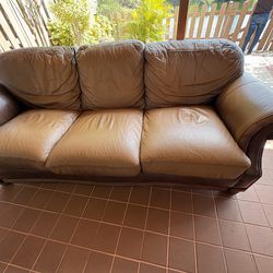 Free leather sofa