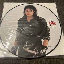 Michael Jackson Picture Disc Bad 25th Anniversary 