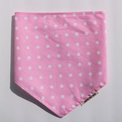 Pink Polka Dot Dog Bandana | Cat Bandana