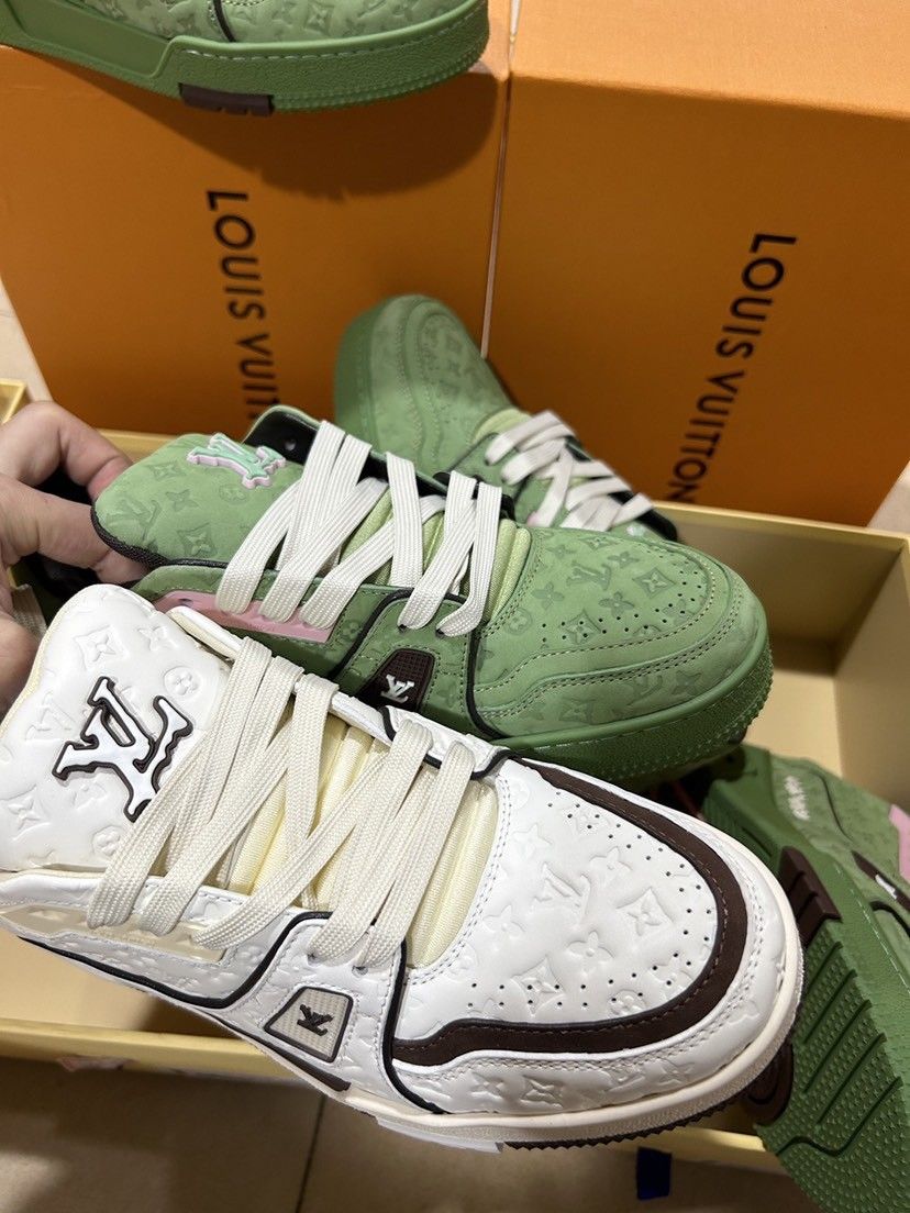 The avocado Louis shoes Vuitton x Tyler latest collaboration